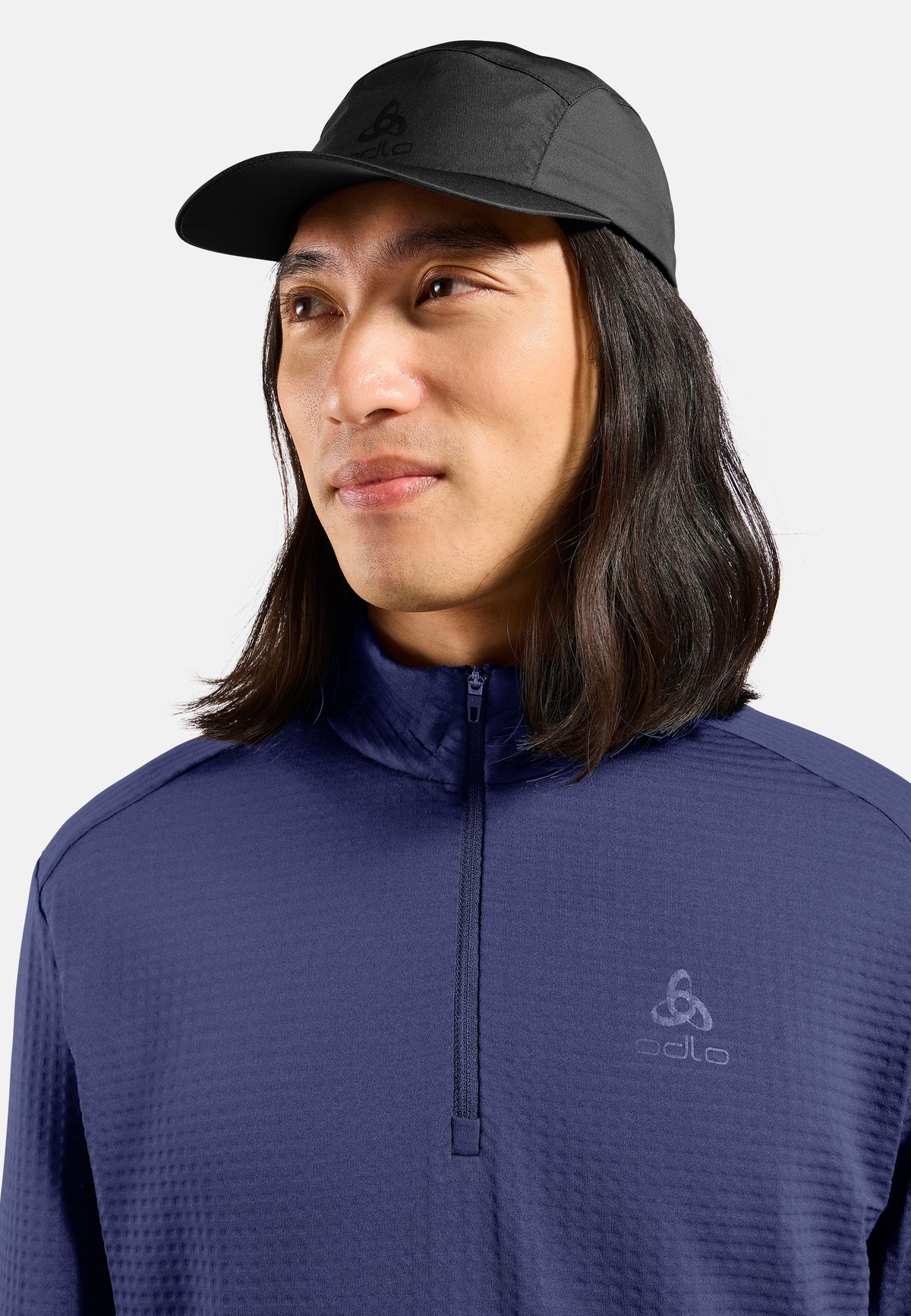 The Essentials Thermal half-zip running mid layer