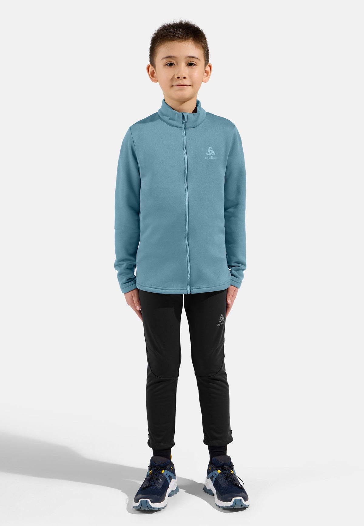 The Berra kids' mid layer zip