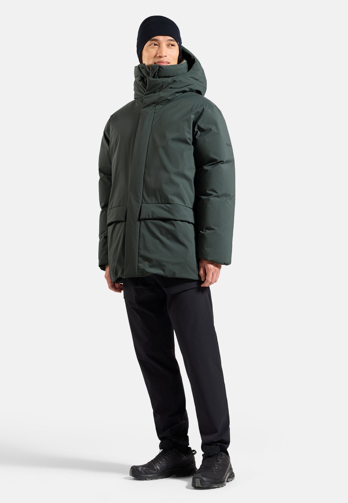 The Ascent reversible down hooded parka