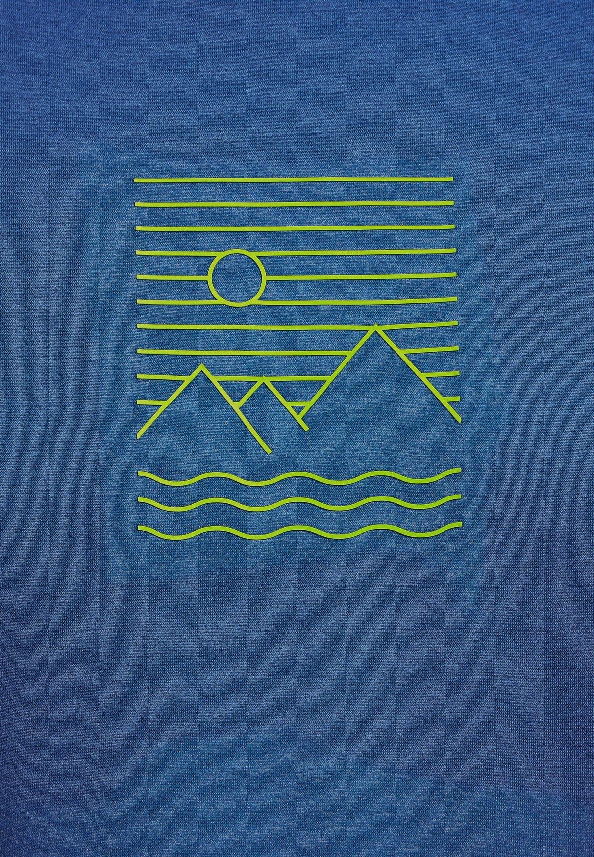 Ascent sun sea mountains t-shirt
