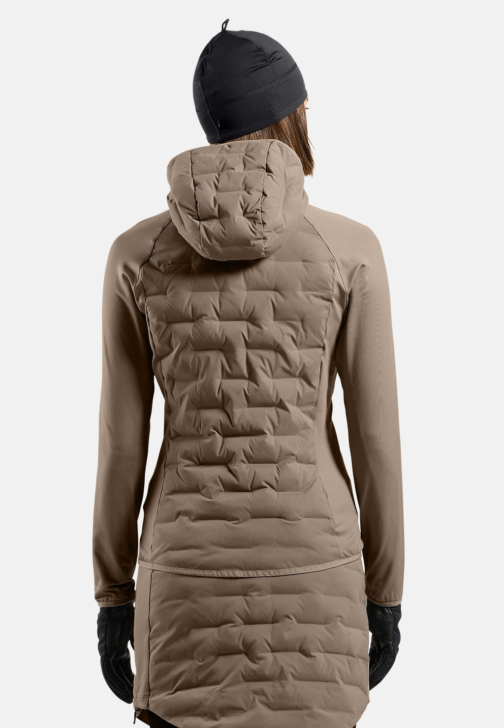 The Zeroweight Insulator hybrid mid layer hooded zip