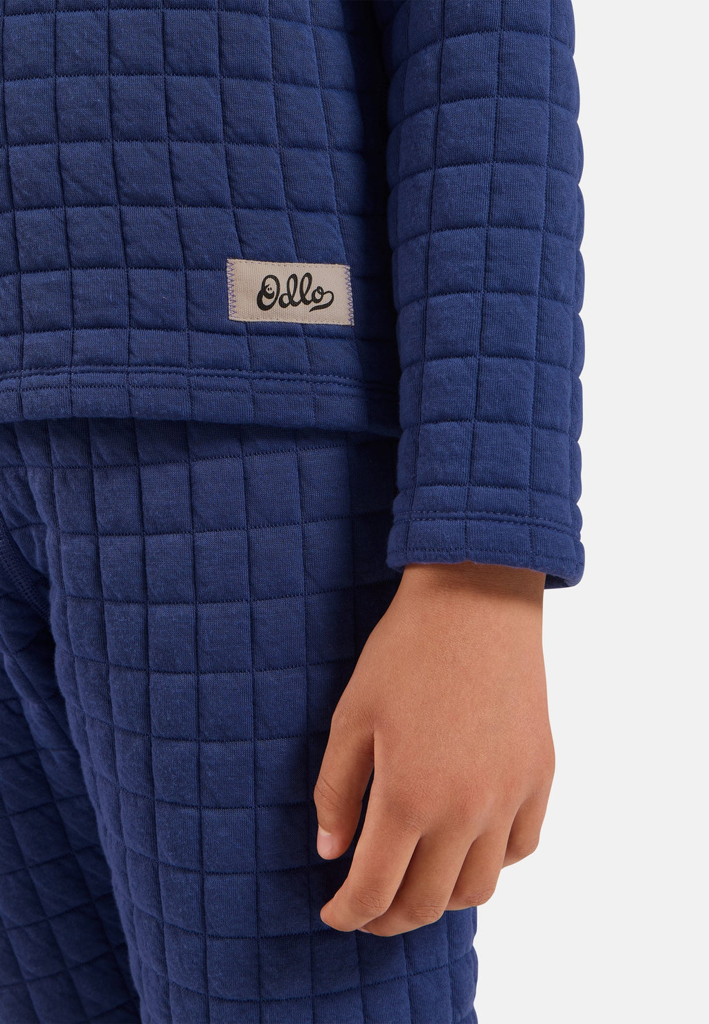 The Adventurer Collection quilted kids' crewneck top