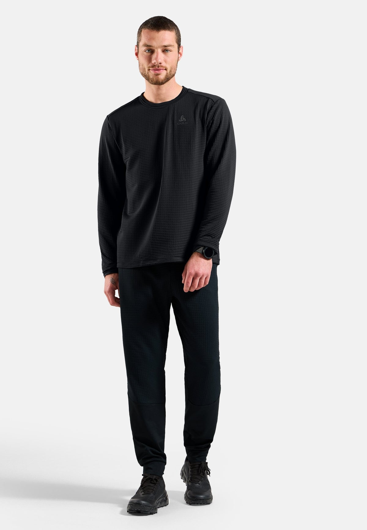 The Essentials Thermal crewneck running mid layer