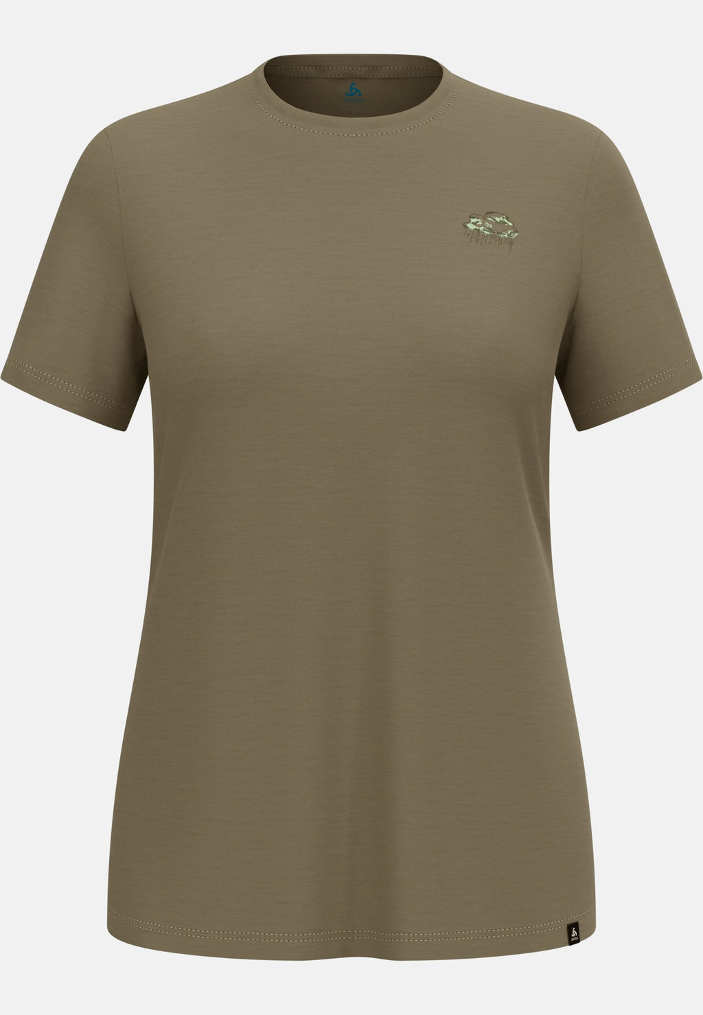 The Ascent merino 160 raincloud t-shirt