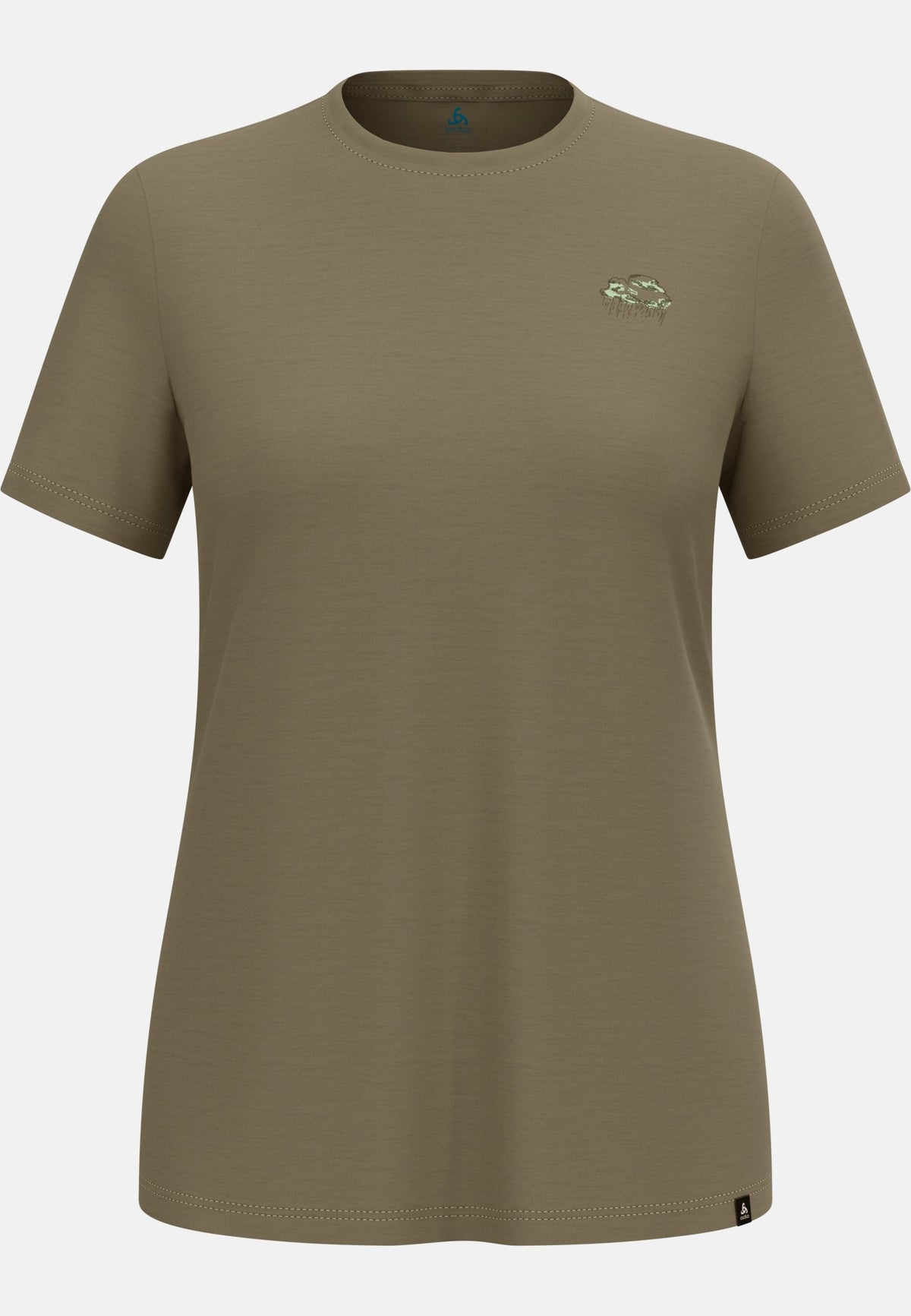 The Ascent merino 160 raincloud t-shirt