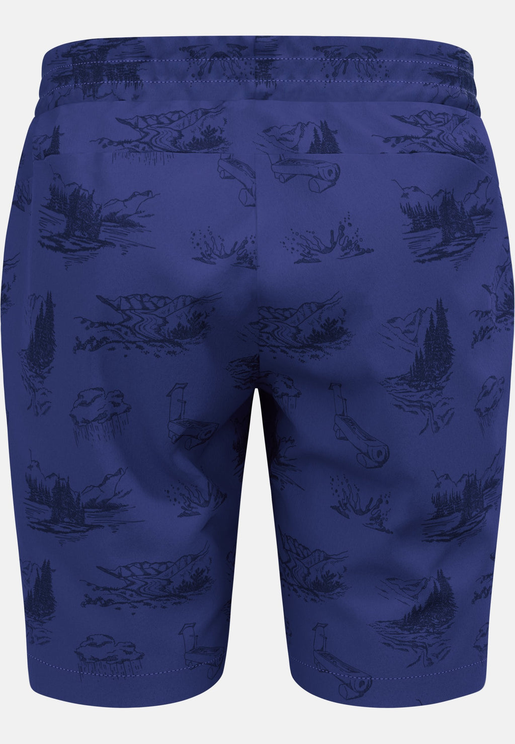 The Essentials print hiking shorts