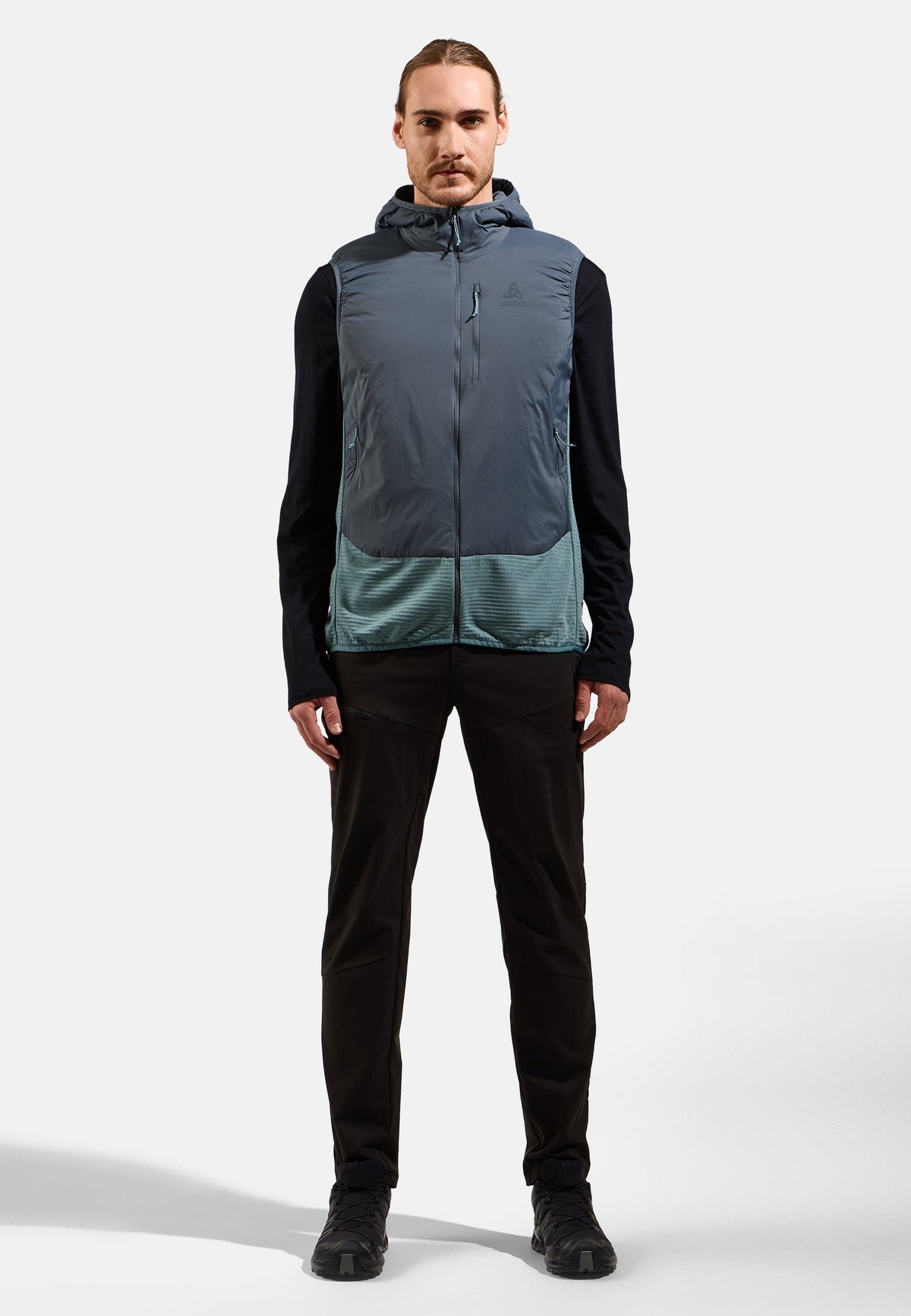The Ascent wool insulated hybrid vest