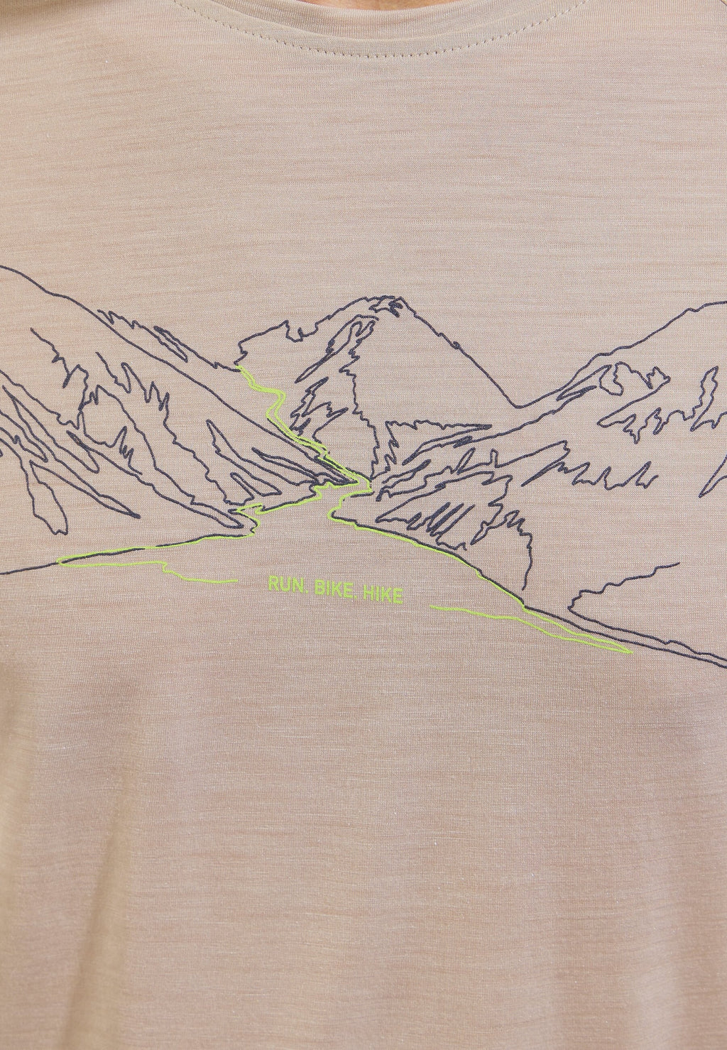 Ascent Performance Wool 130 run bike hike t-shirt