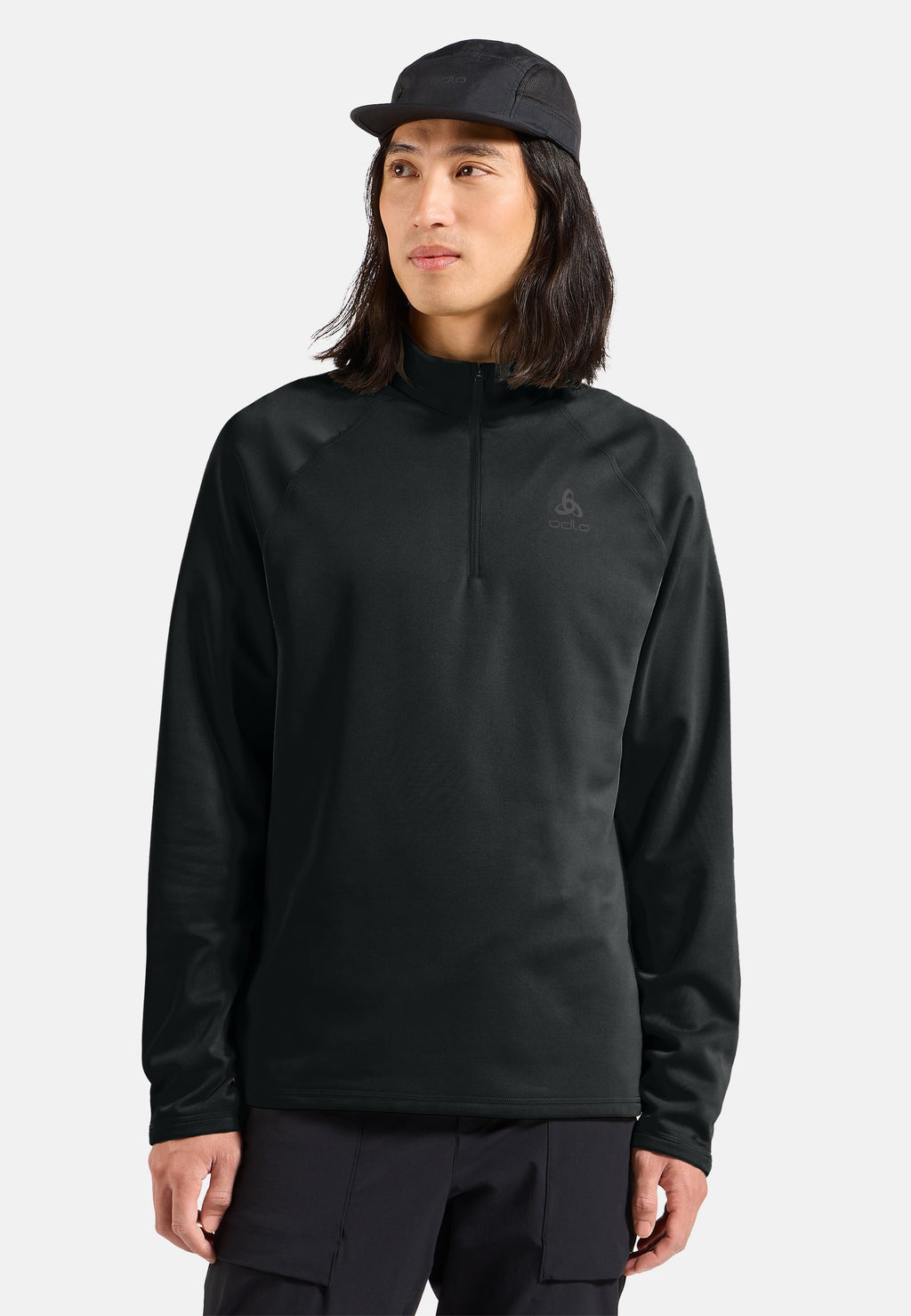 The Besso long sleeve half-zip mid layer