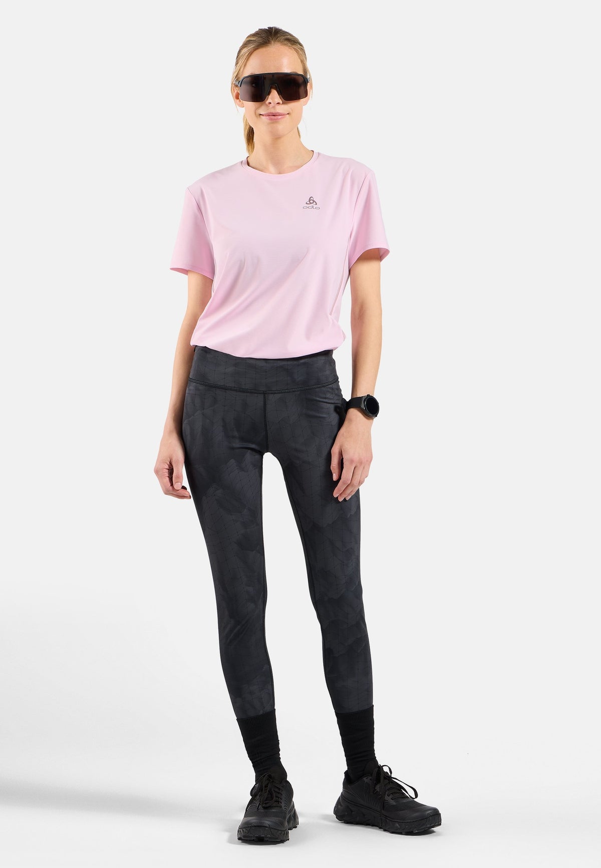 The Zeroweight hyper print running tights