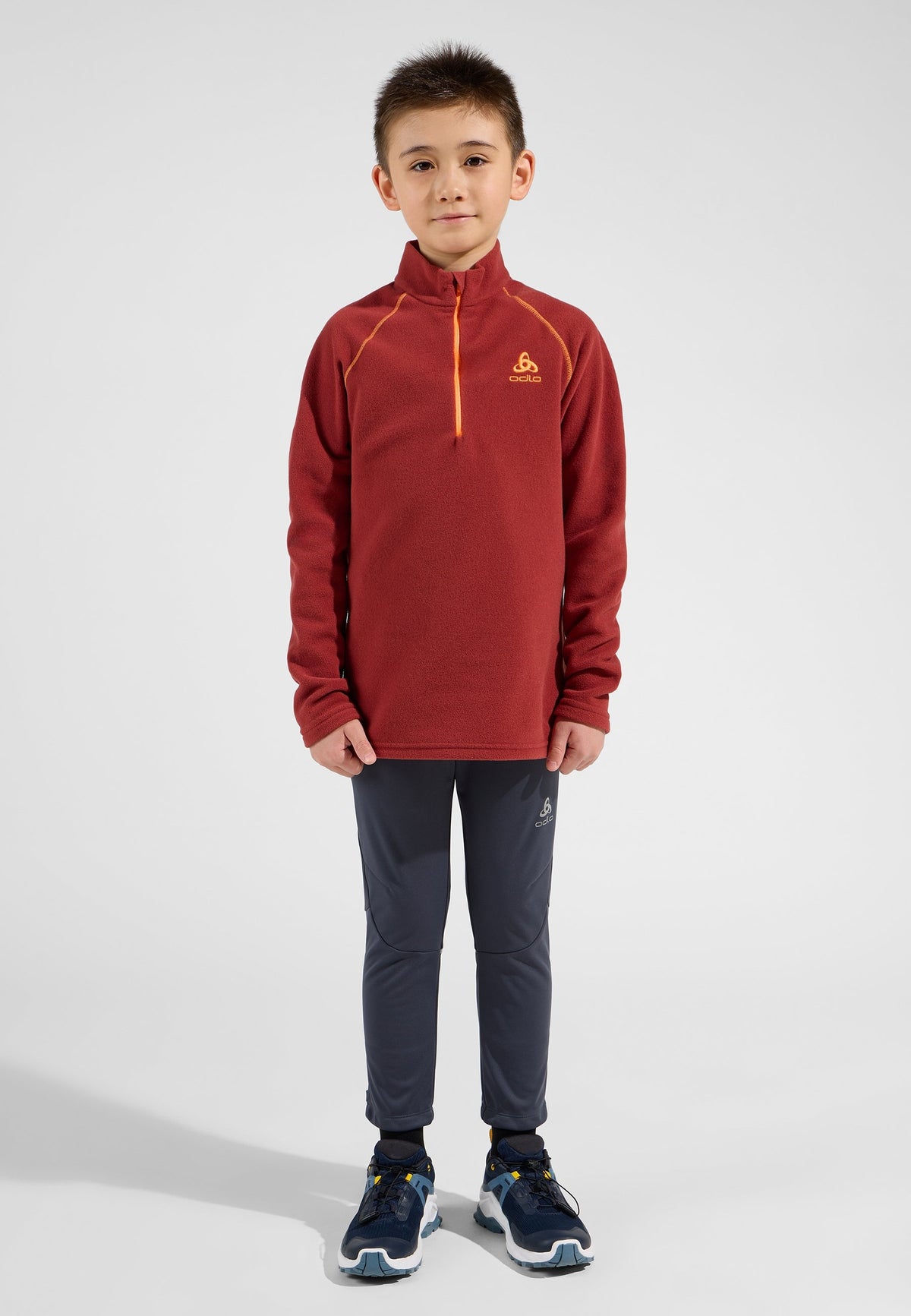 The Rigi kids' half-zip mid layer