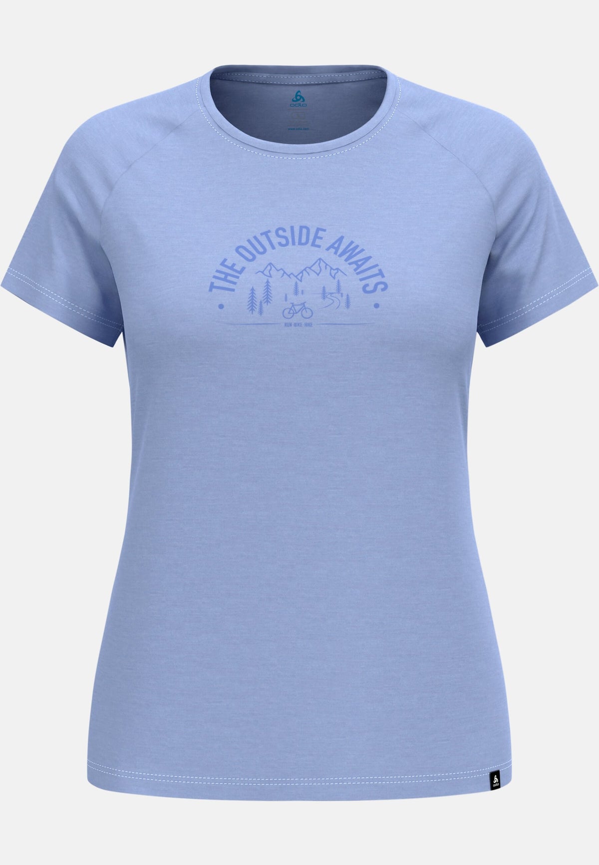 The Ride 365 Performance Wool 130 print t-shirt