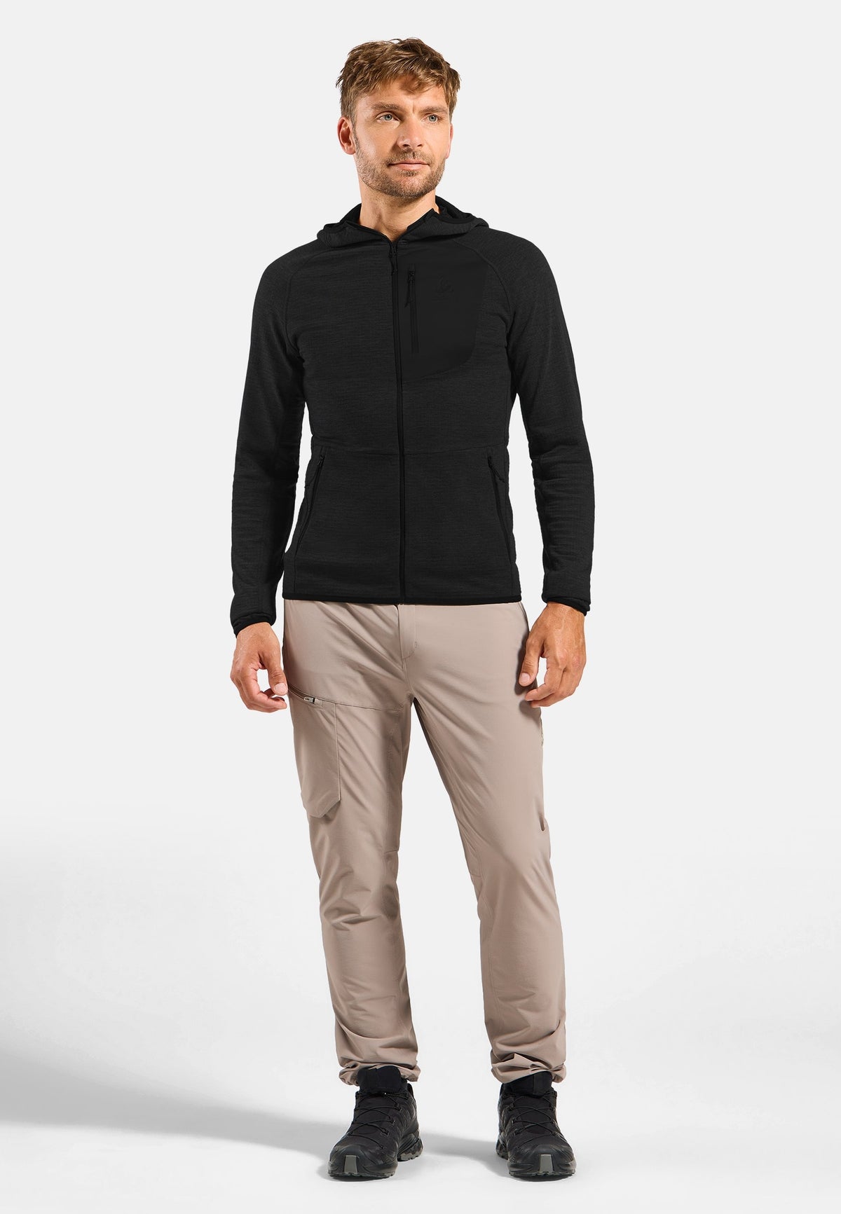 The Ascent mid layer hooded zip