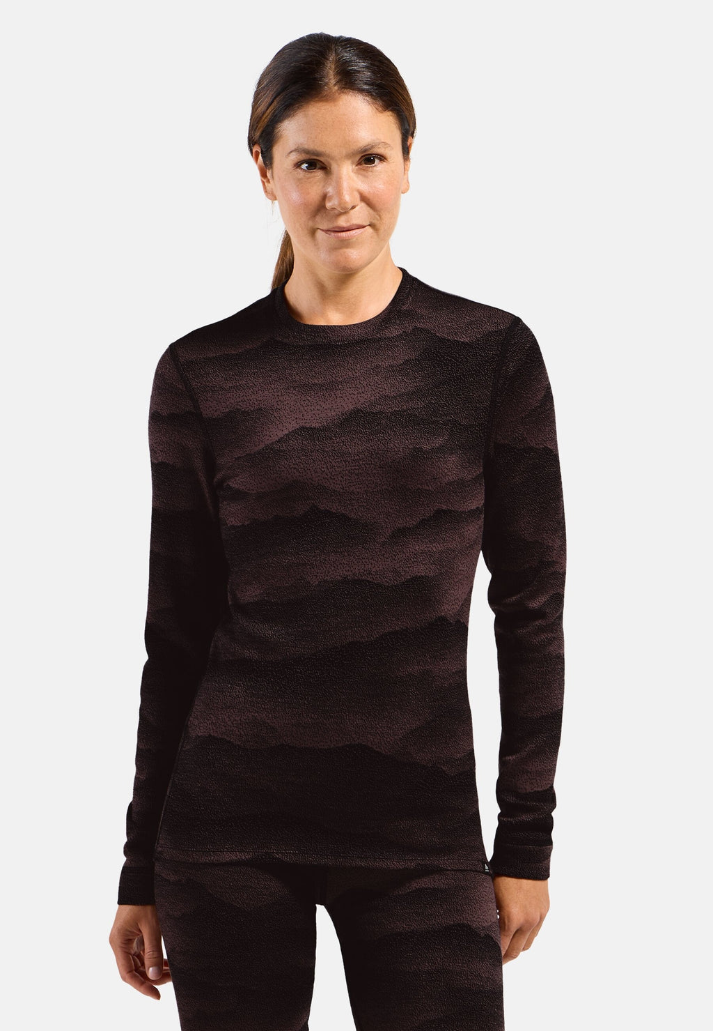 The Natural Merino Warm Jacquard Base Layer Top