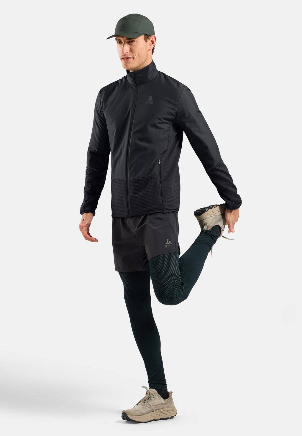 The Essentials Insulator hybrid running jacket