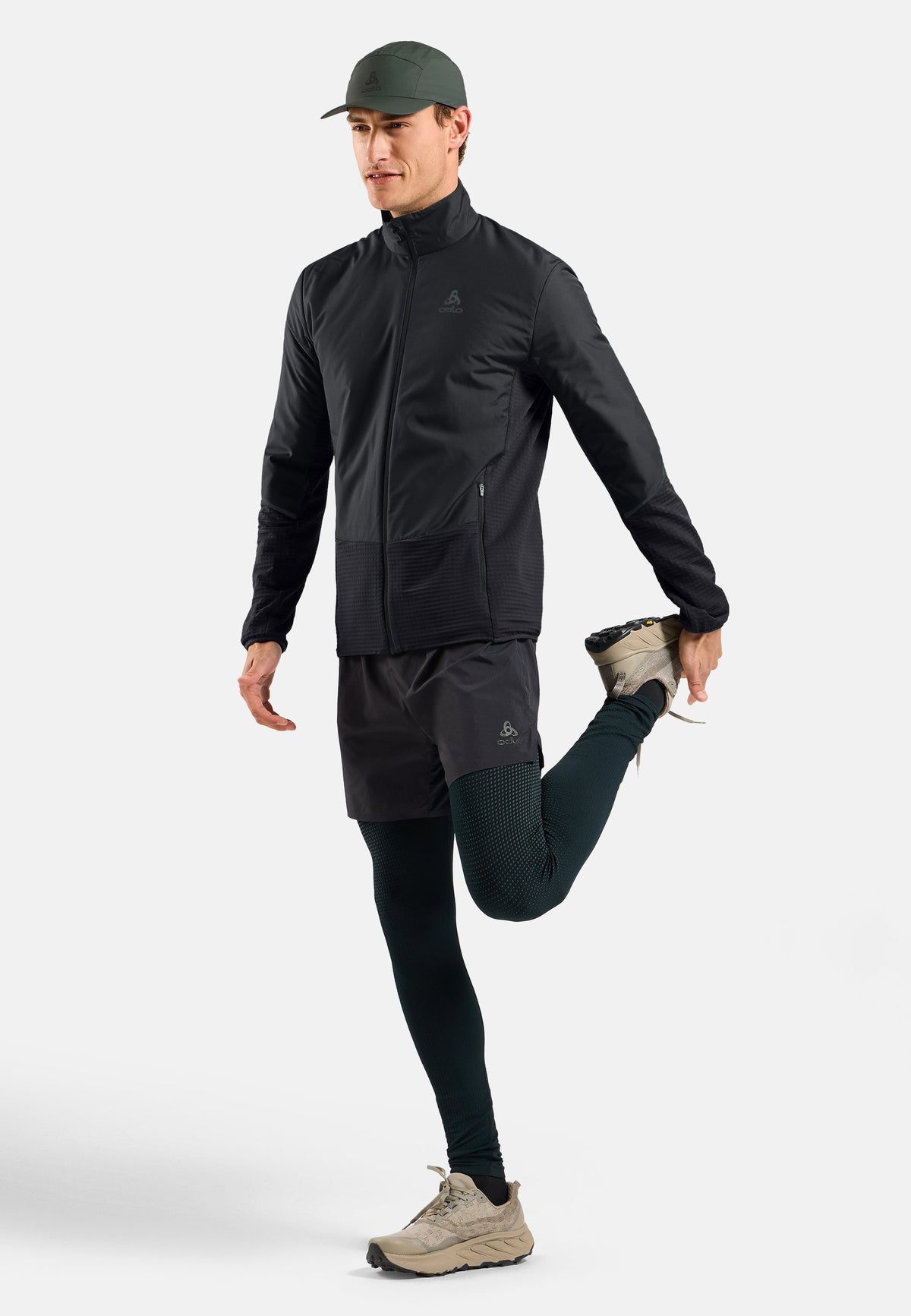 The Essentials Insulator hybrid running jacket