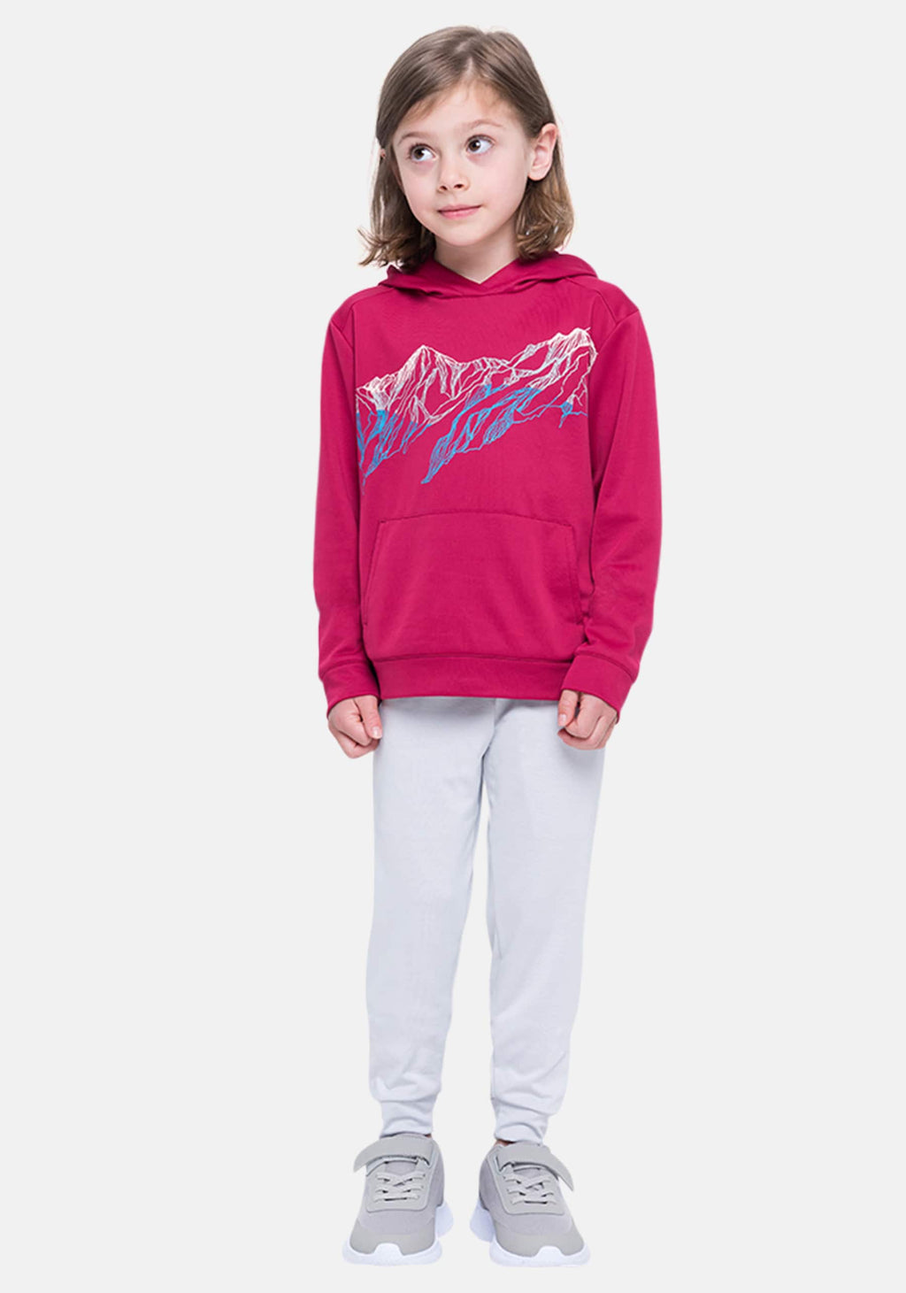 The WeAct kids' collection mid layer hoody