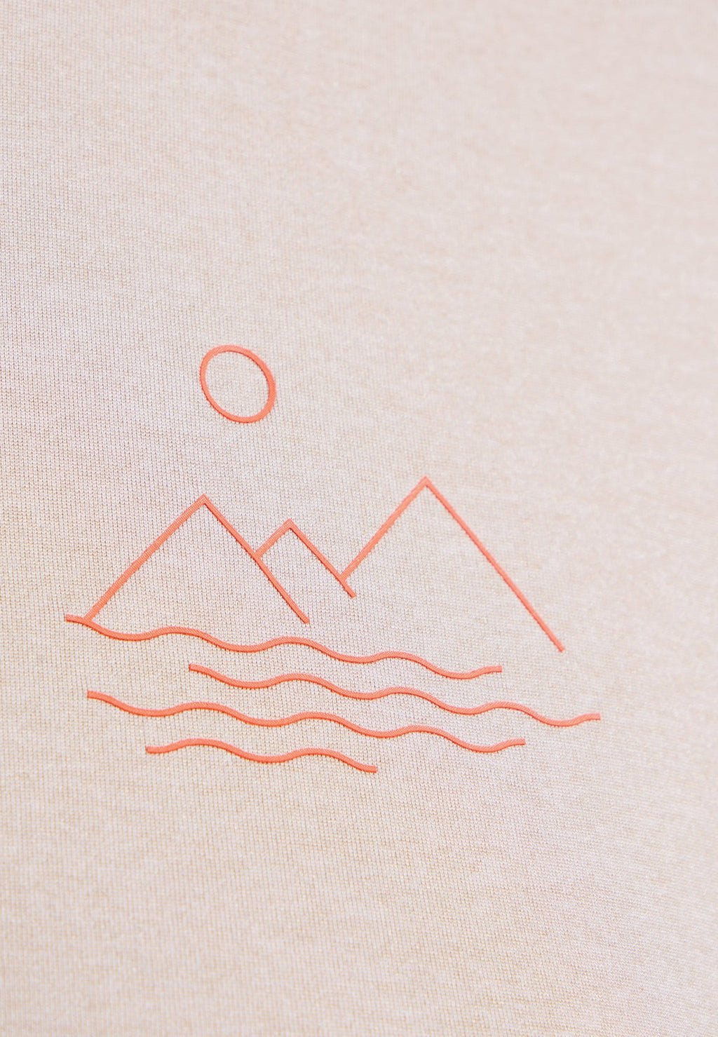Ascent sun sea mountains t-shirt