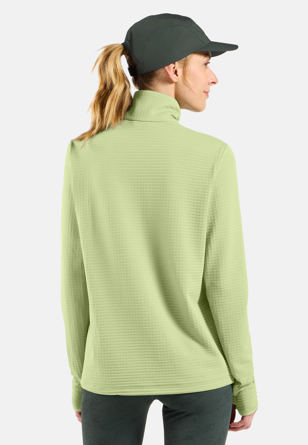 The Essentials Thermal half-zip running mid layer