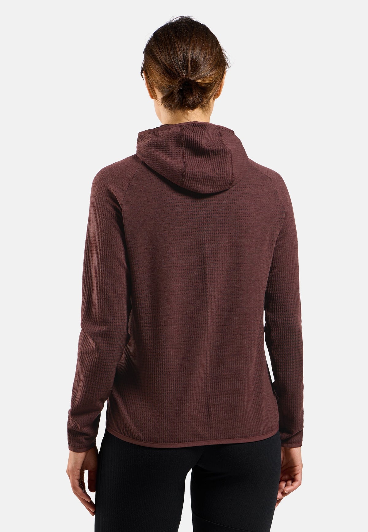 The Zeroweight Pro Performance Wool windproof seamless hooded mid layer