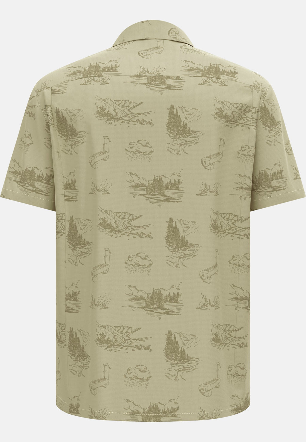 The Essentials short-sleeve print hiking shirt