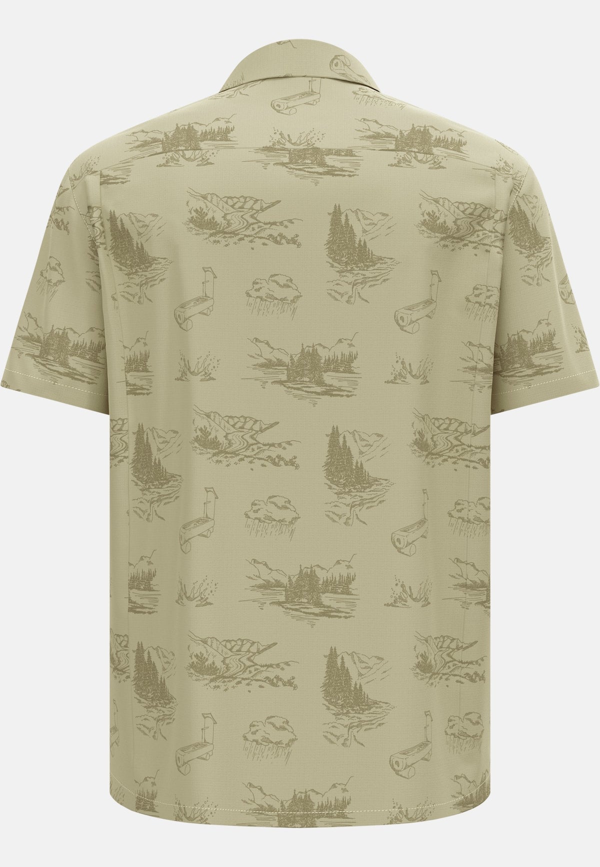 The Essentials short-sleeve print hiking shirt