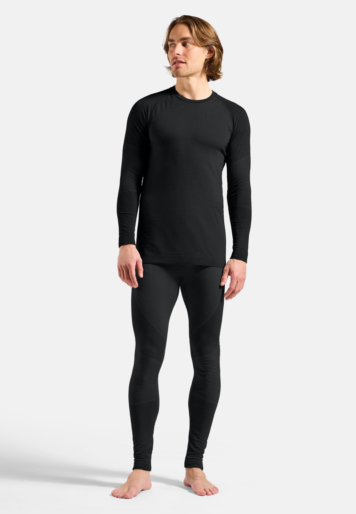 The Seamless Performance Wool crewneck base layer top