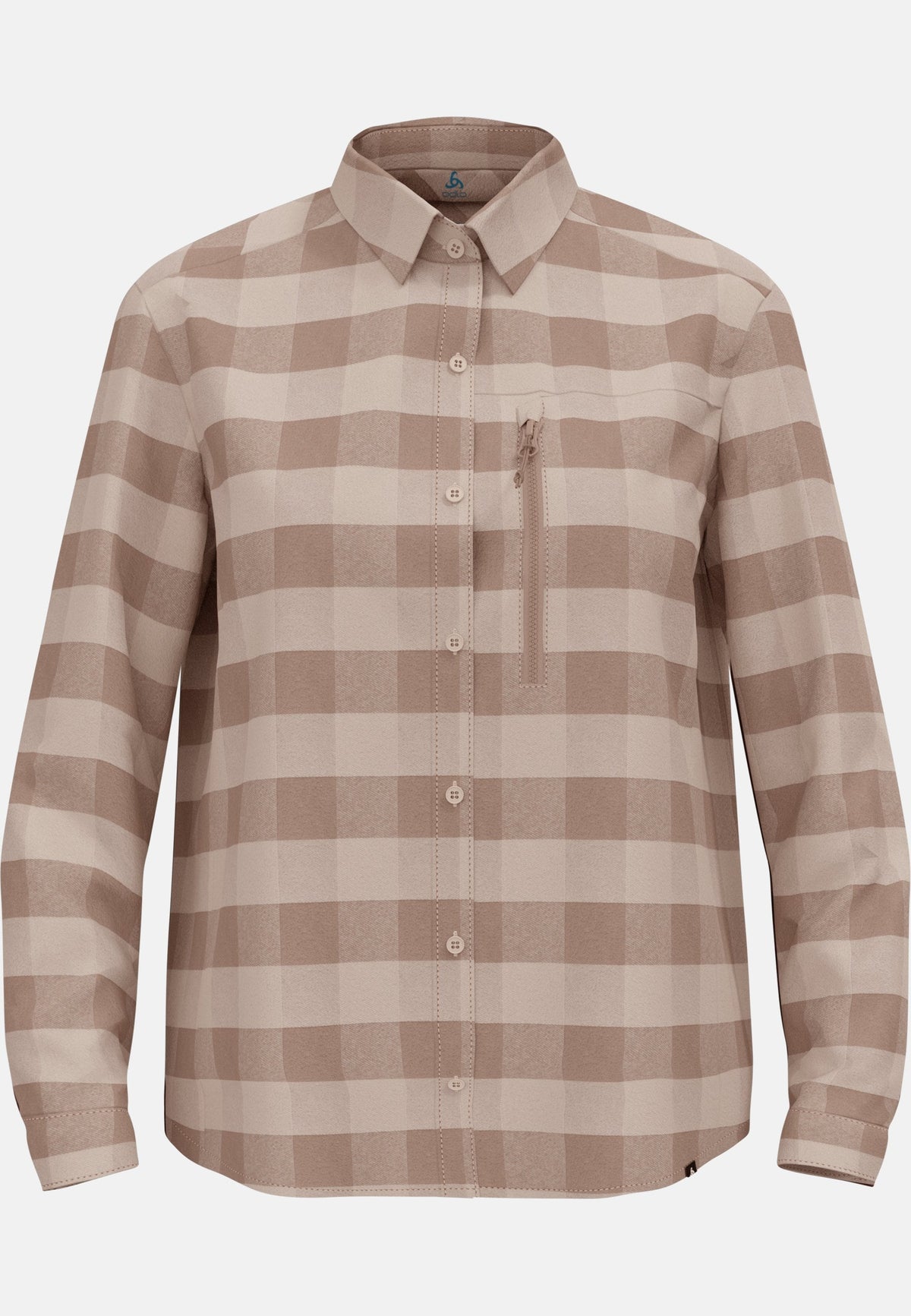 The Essentials checked flannel long sleeve
