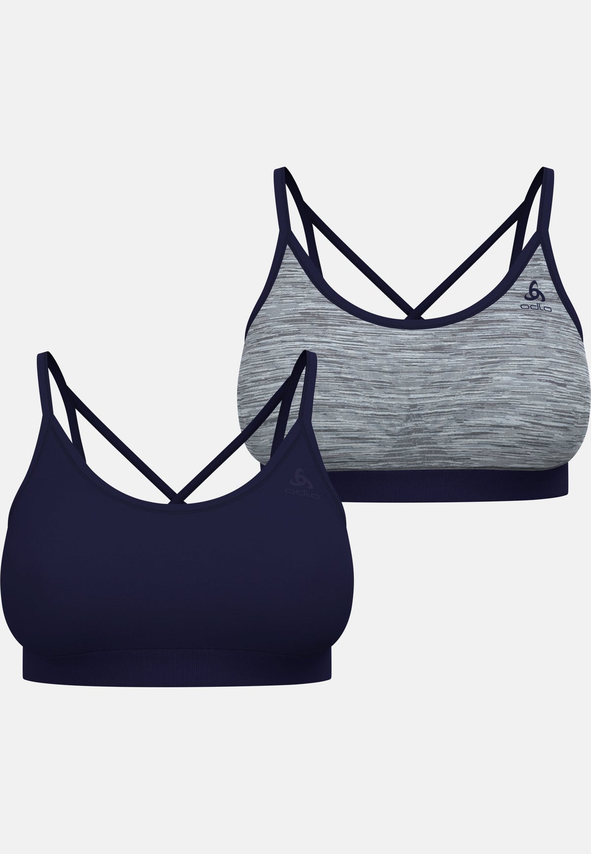 The Seamless soft-support reversible sports bra