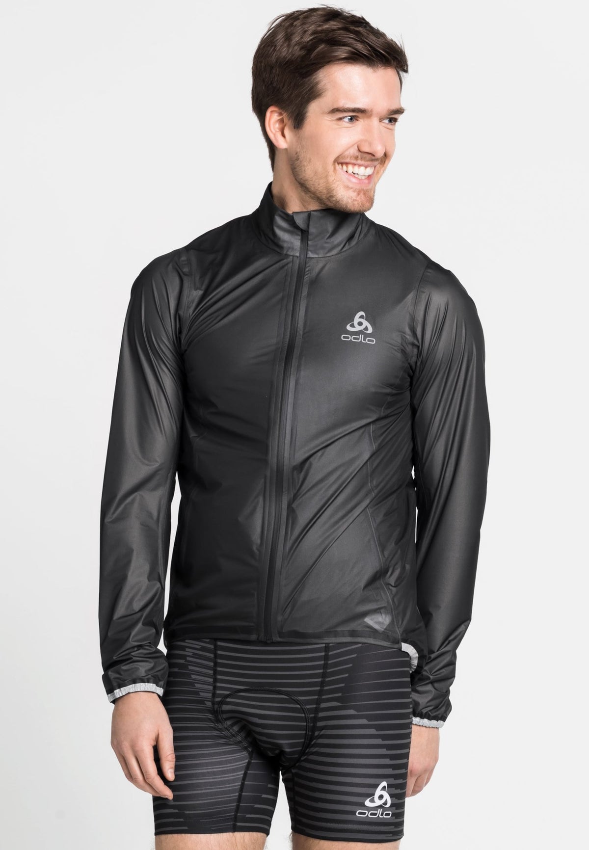 The men’s Zeroweight Dual Dry waterproof cycling jacket