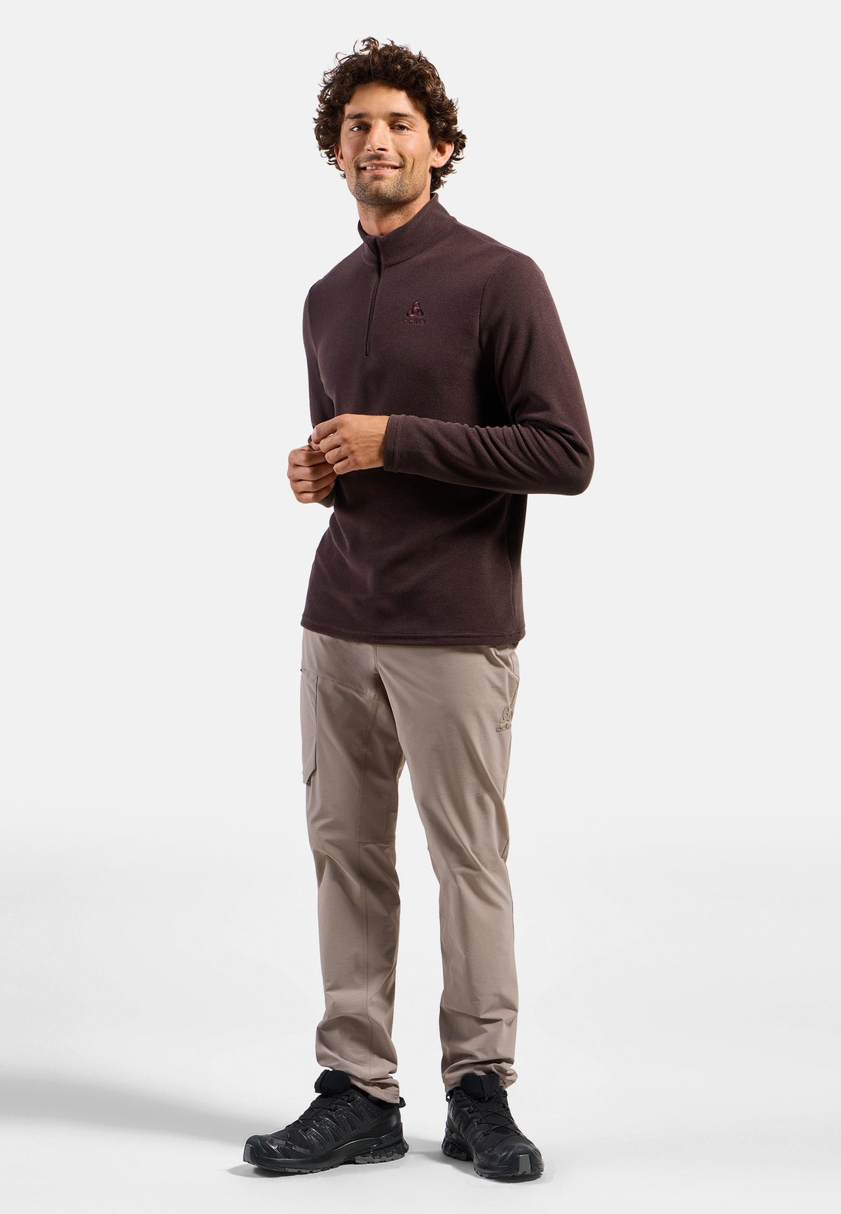 The men's Roy half-zip mid layer