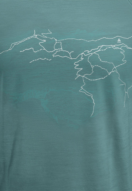 Ascent Performance Wool 130 topography t-shirt