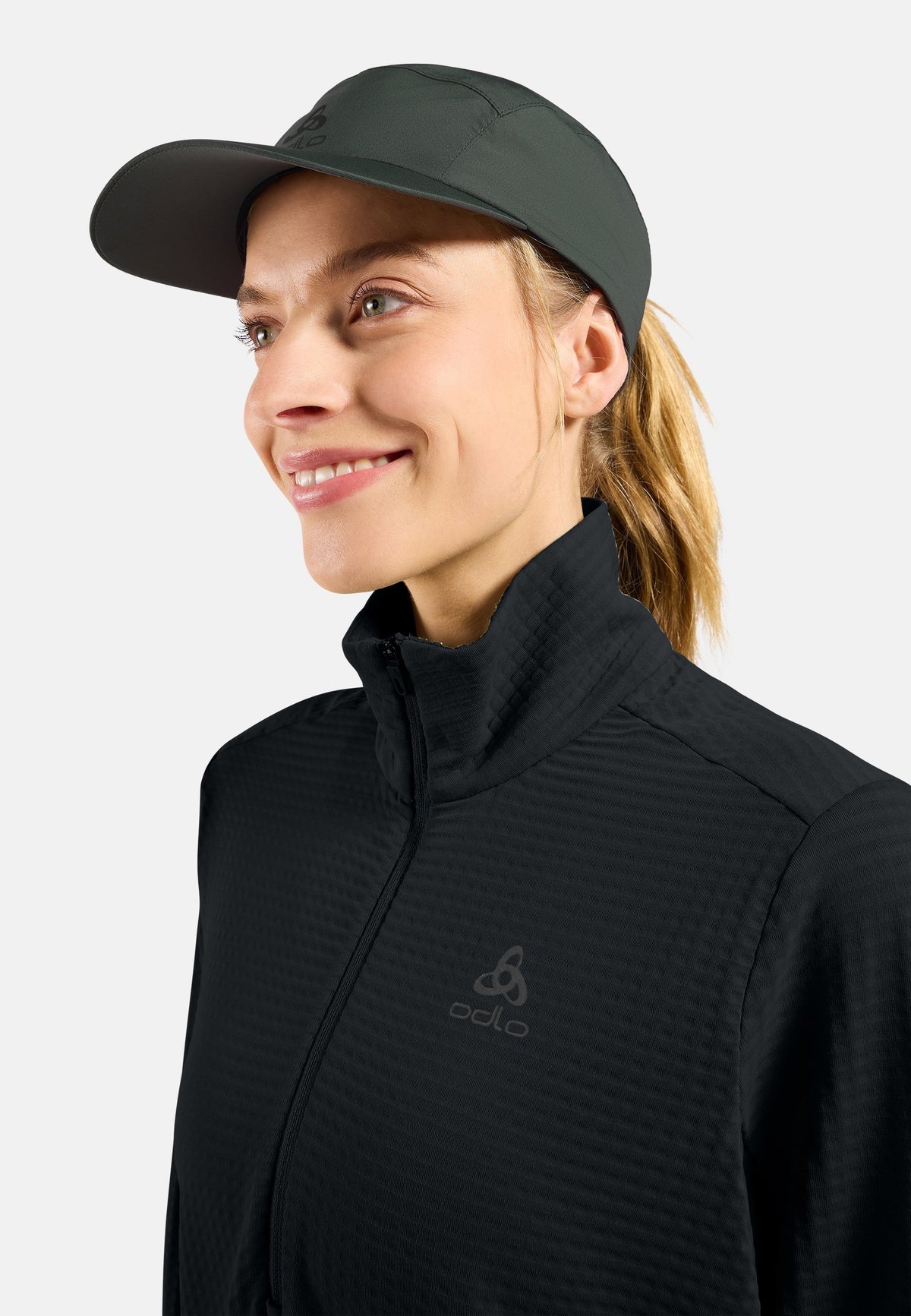 The Essentials Thermal half-zip running mid layer