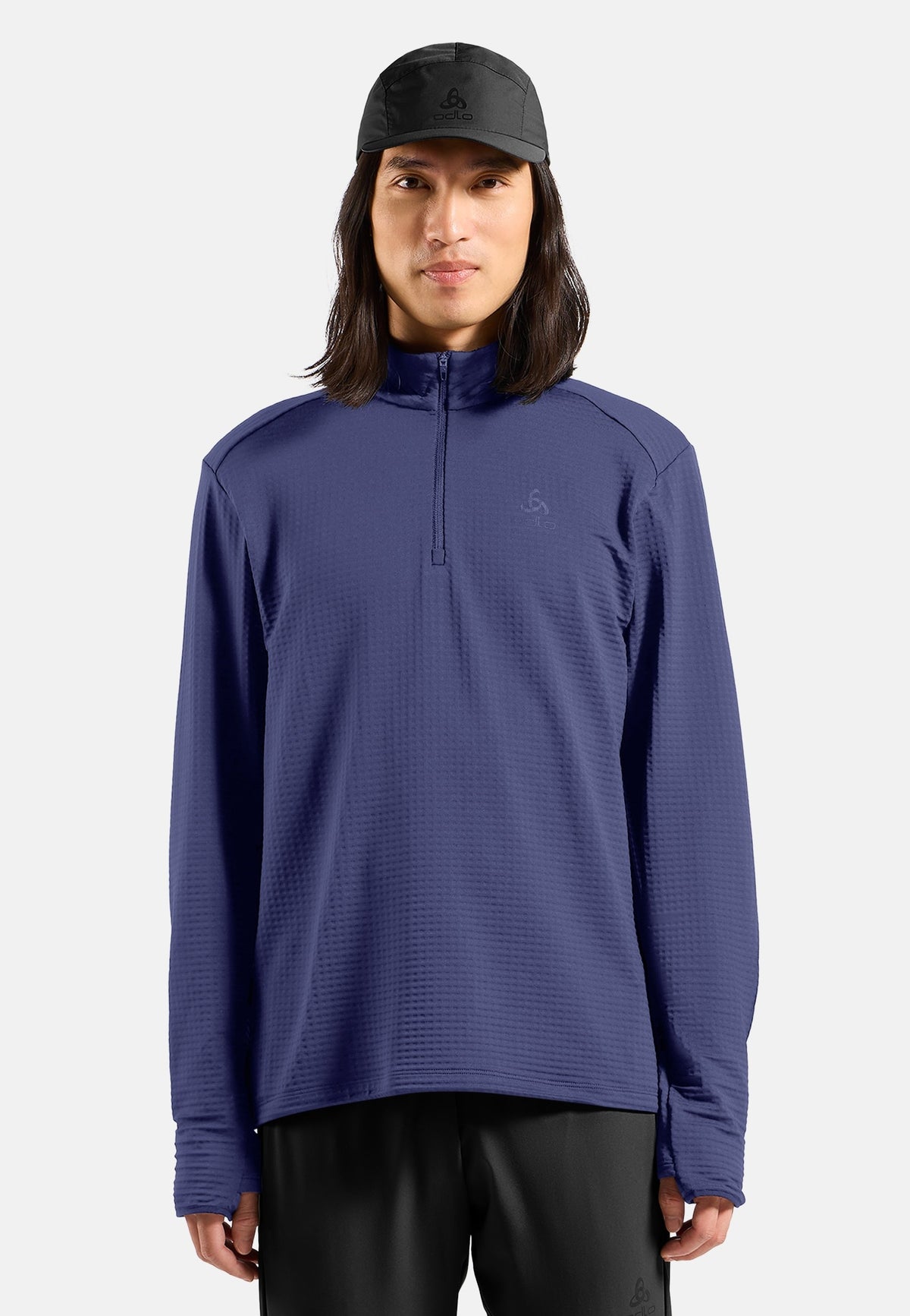 The Essentials Thermal half-zip running mid layer