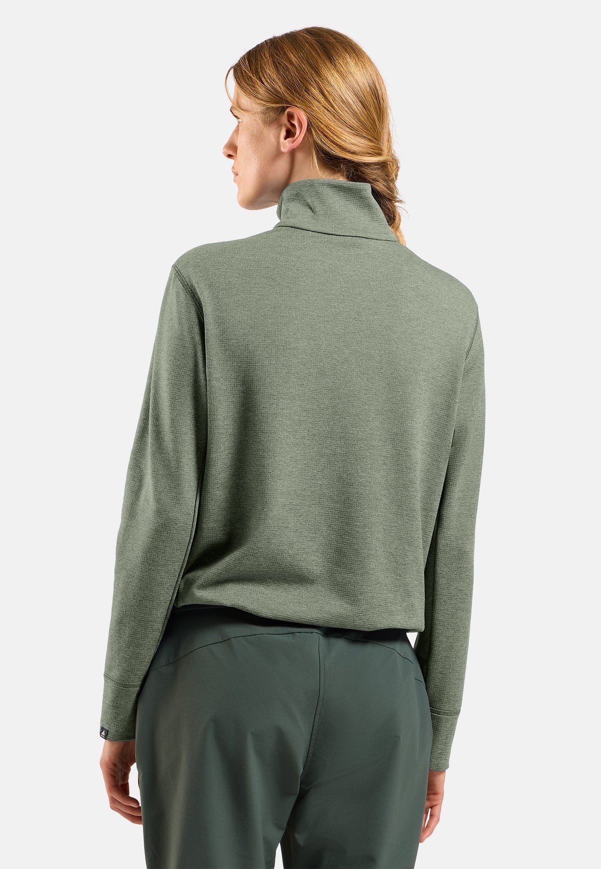 The Essentials grid fleece half-zip multisport mid layer