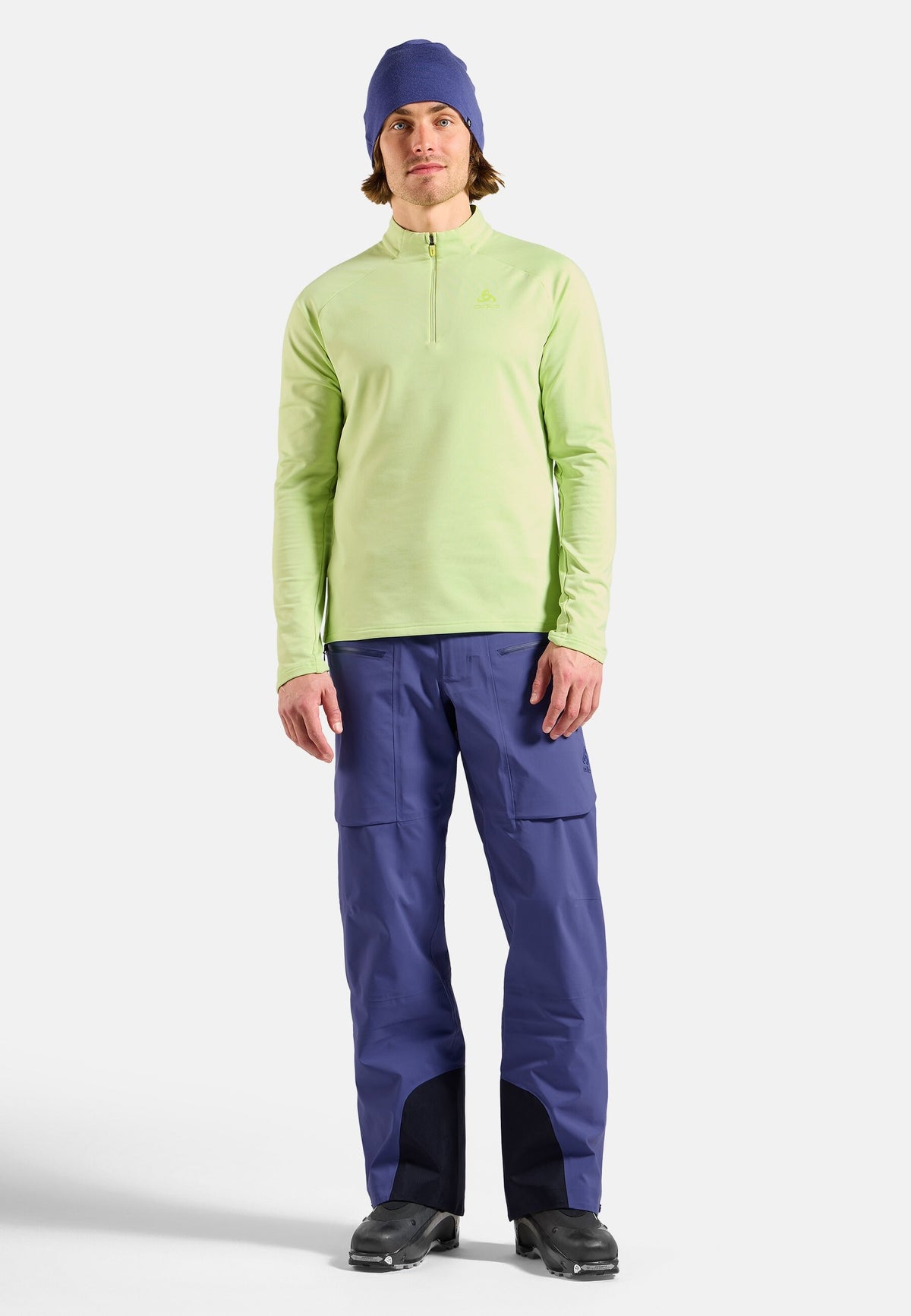 The Essentials Light half-zip mid layer