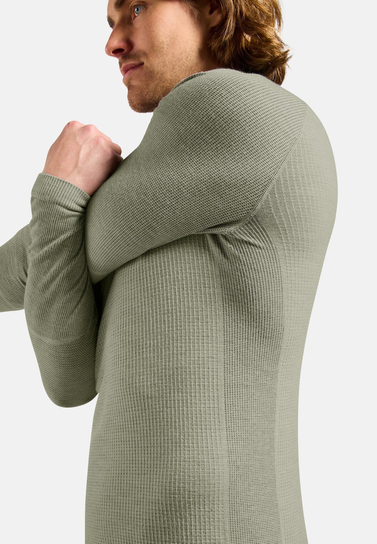 The Seamless Performance Wool base layer top with facemask