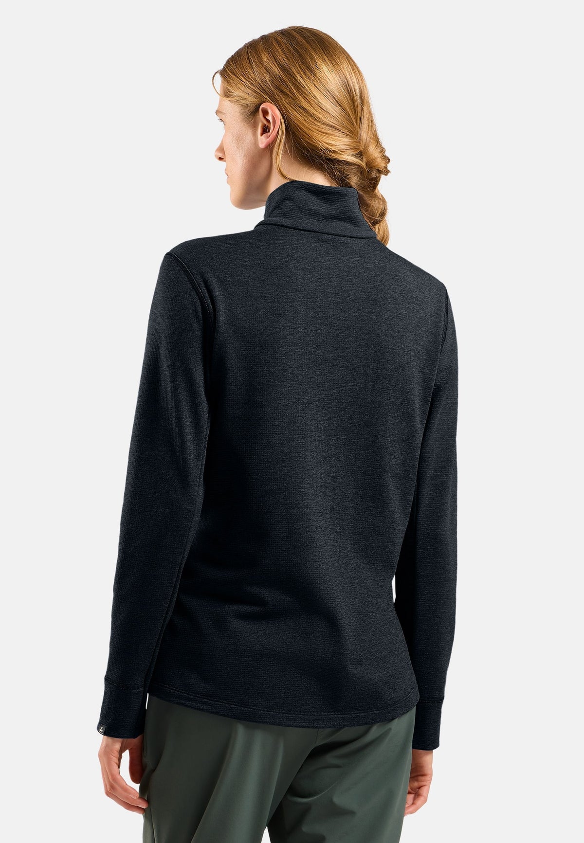 The Essentials grid fleece full-zip multisport mid layer