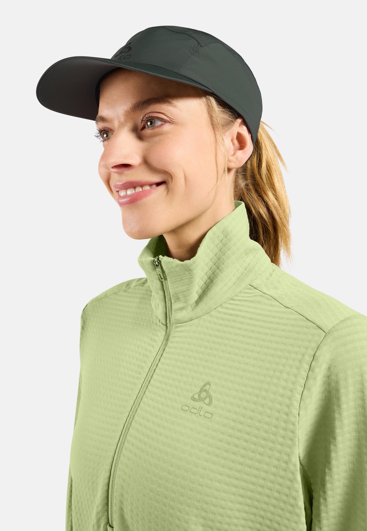 The Essentials Thermal half-zip running mid layer
