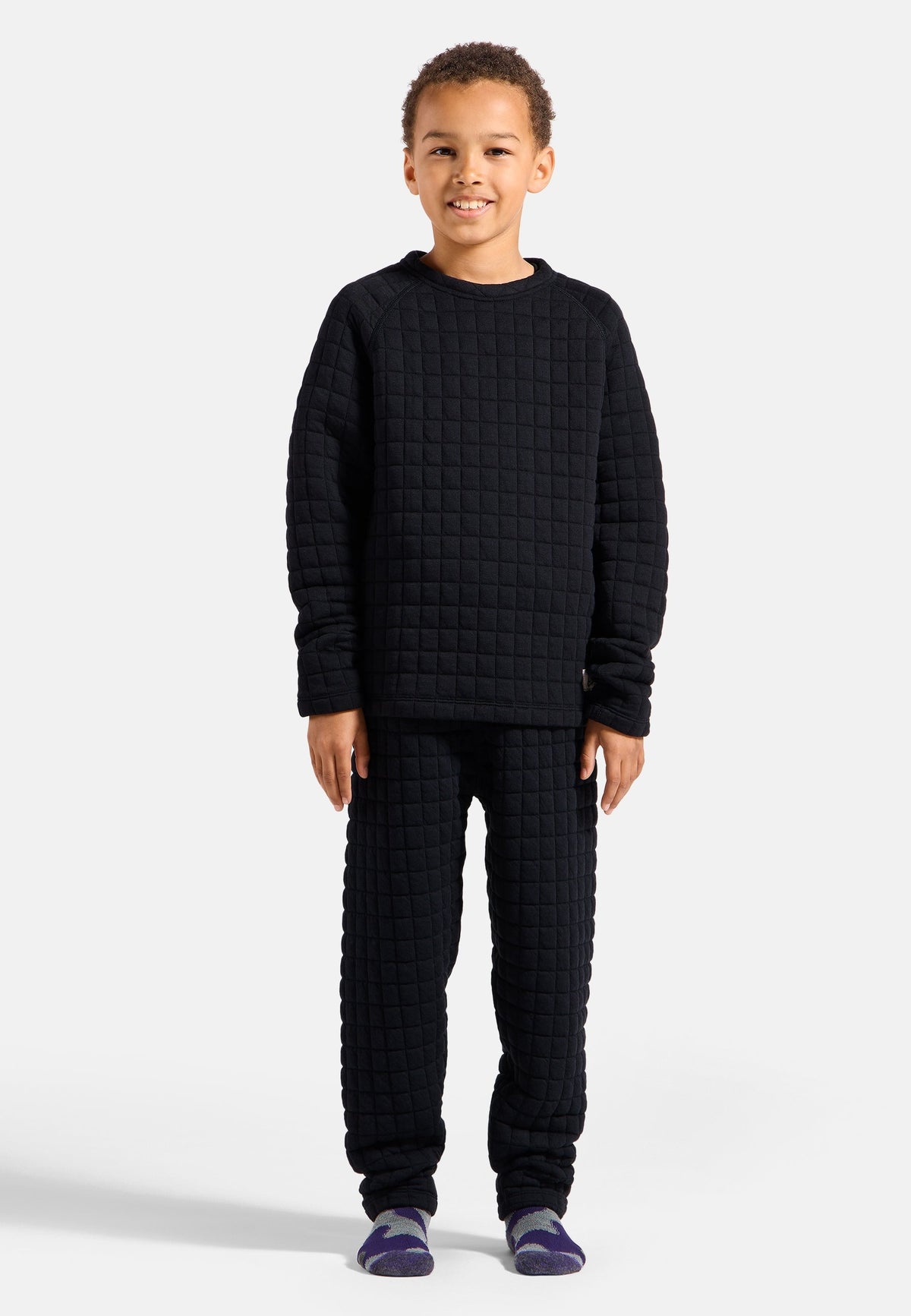 The Adventurer Collection quilted kids' crewneck top