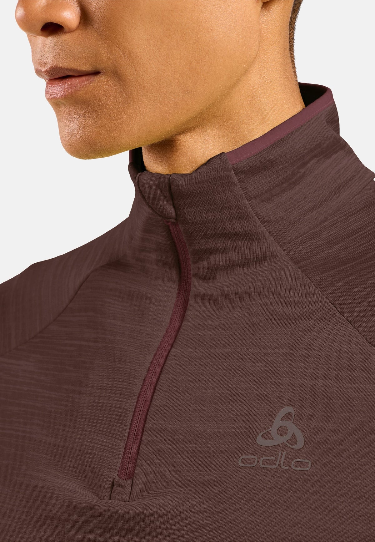 The men's Run Easy half-zip mid layer top