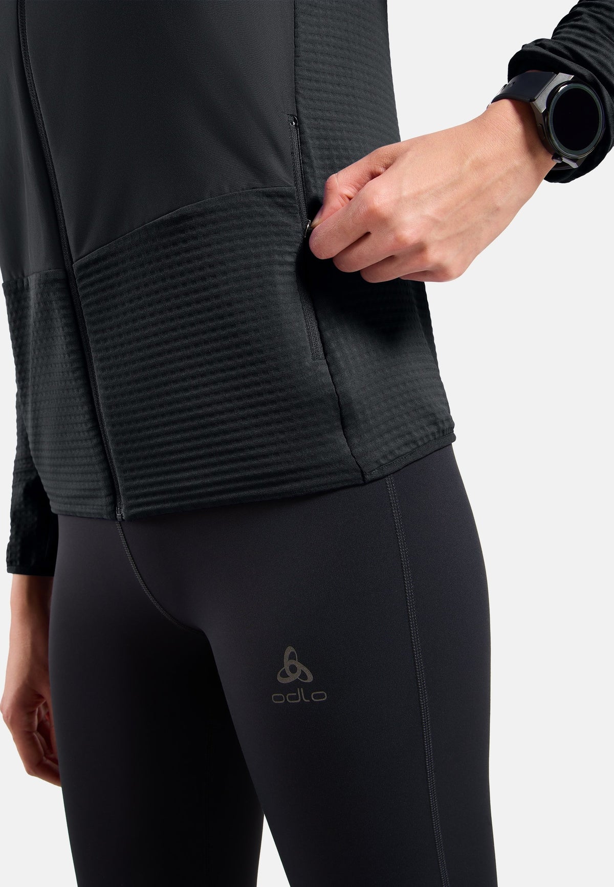 The Essentials Insulator hybrid running jacket