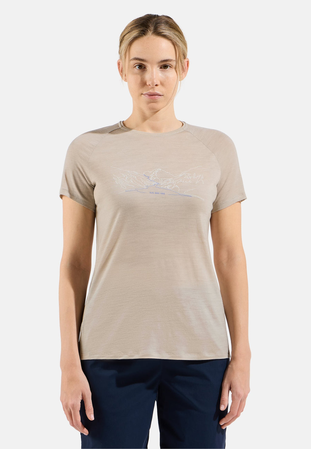 Ascent Performance Wool 130 run bike hike t-shirt