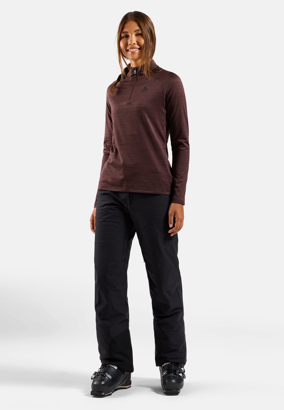 The Essentials Ceramiwarm half zip mid layer